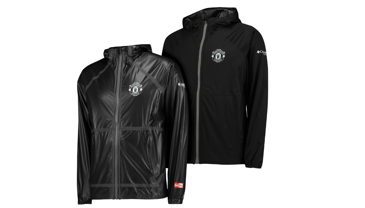 Manchester United Columbia OutDry Ex Reversible Jacket - Black - Mens