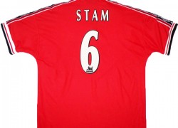 1998-00 Manchester United Home Shirt Stam
