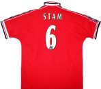 1998-00 Manchester United Home Shirt Stam