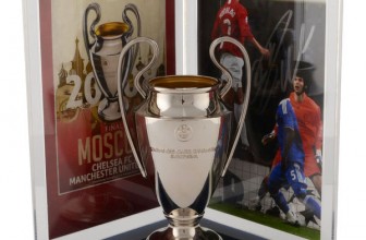 Cristiano Ronaldo Manchester United Fanatics Authentic Autographed 2008 Champions League Mini Replica Trophy