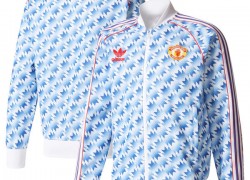 Manchester United Adidas Originals Full-Zip Track Jacket – Blue