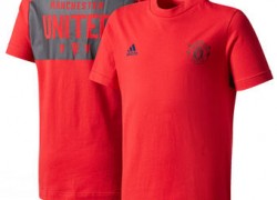 Manchester United Adidas Youth T-Shirt – Red