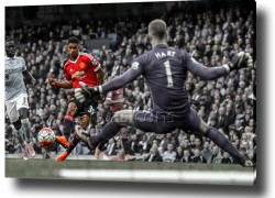 Marcus Rashford Canvas – Goal vs Man City