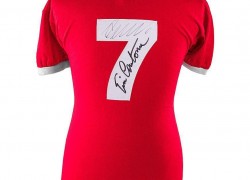 Eric Cantona & Cristiano Ronaldo Dual Signed Manchester United Shirt – Number 7