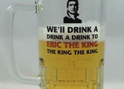 Eric The King Pint Glass – ERIC CANTONA “We’ll Drink a Drink a Drink”