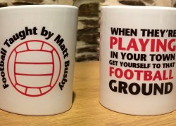 Manchester United Mug – “Football Taught by Matt Busby”