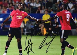 Lukaku & Pogba Signed Photograph