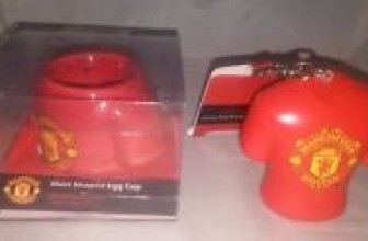Man Utd Football Gift Set – Stress Keyring & Egg Cup – Christmas Gift