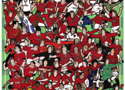 Man Utd’s Finest 99 A4, A3 & A2 Prints