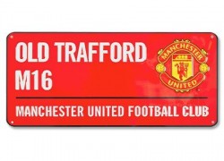 Man United Street Sign
