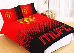 Manchester United FC Fade Reversible Double Duvet Cover and Pillow Case Set
