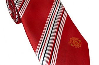 Manchester United FC Official Gift Sir Alex Ferguson Poly Club Tie