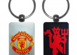 Man Utd Official Red Devil Metal Enamel Deluxe Keyring