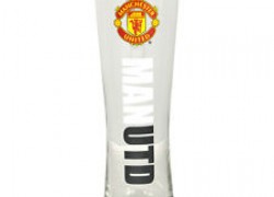 Manchester United Tall Crest Beer Peroni Pint Glass