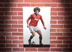 Marouane Fellaini Manchester United Football Gallery Framed Canvas
