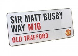 New Official Football Team Metal Street Sign (Man Utd FC)