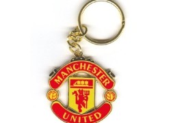 Official Manchester United Crest Shaped Keyring