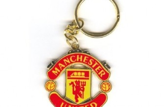 Official Manchester United Crest Shaped Keyring