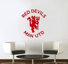 Man Utd Football Vinyl Wall Art